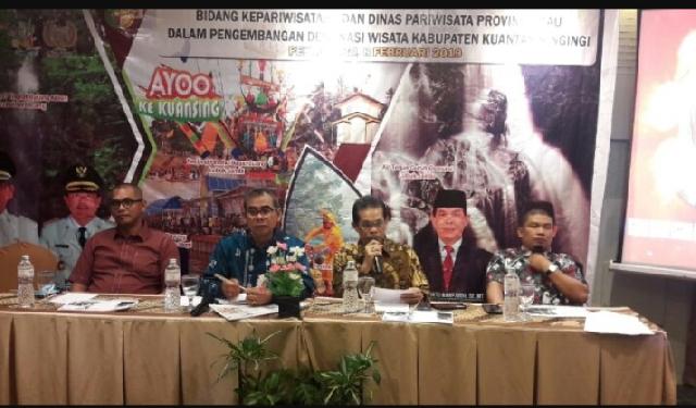Pemkab Kuansing Lakukan Audiensi ke Asosiasi Bidang Kepariwisataan dan Dinas Pariwisata Riau