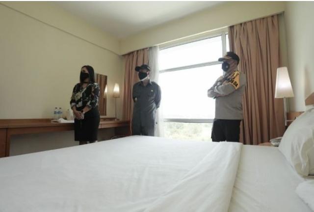 120 Kamar Hotel Grand Suka Dipersiapkan untuk Isolasi Mandiri Pasien Covid-19 di Riau