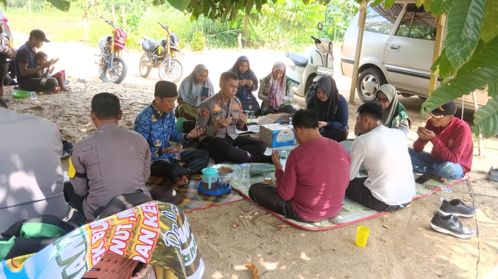 Polsek Bandar Sei Kijang Monitoring Jagung Pipil PT CDSL, Dukung Program Ketahanan Pangan