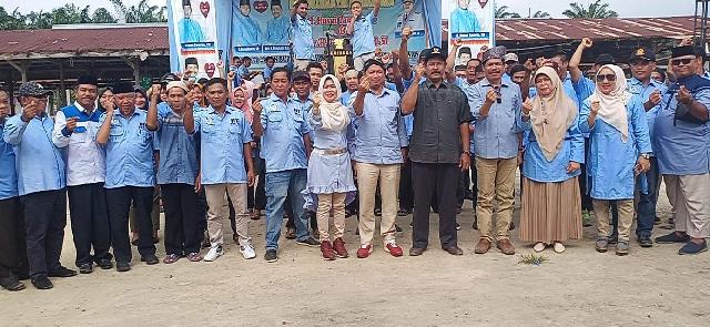 Pilkada Pelalawan, Dua Partai Besar Dukung Kemenangan Pasangan MANTAP