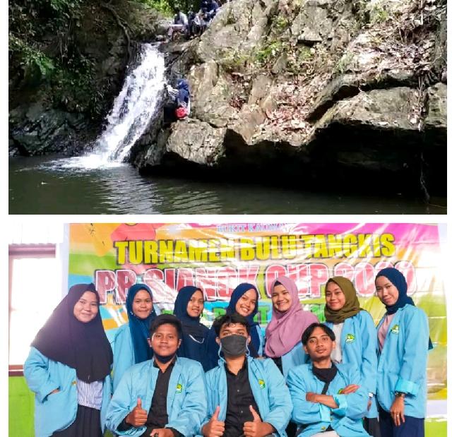 Mahasiswa Kukerata UNRI 2020 Dalam Promosikan Pesona Wisata Alam Air Terjun Titian Akar Bukit Kauman