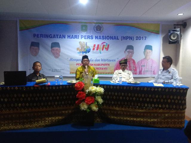 Seminar Memperingati Hari Pers Nasional (HPN)  2017  di Kabupaten Kepulauan Meranti