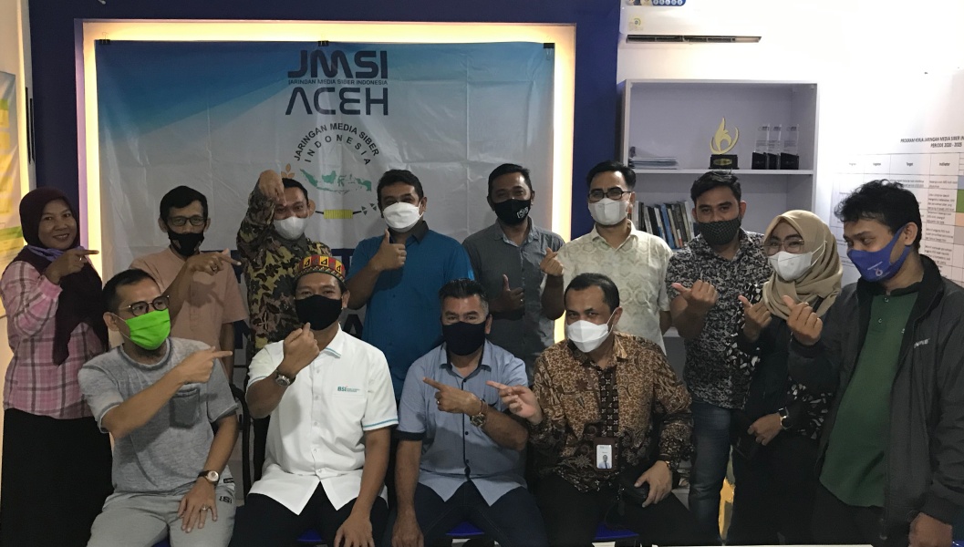 Komisaris PT Bank Syariah Indonesia silaturahmi ke kantor JMSI Aceh