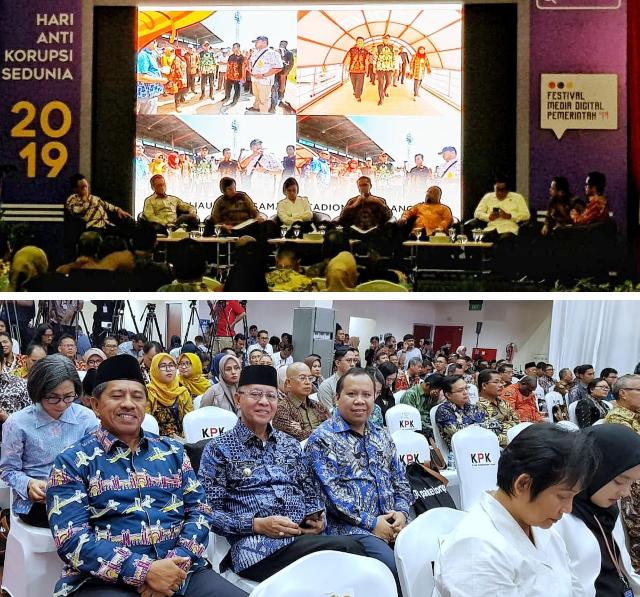 Bupati Irwan Hadiri Hari Korupsi Sedunia 2019 Bersama Wakil Presiden RI Ma'ruf Amin