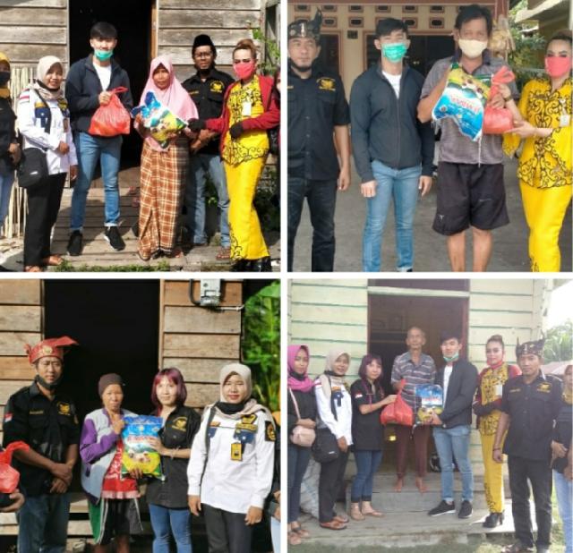 Mutiara Gagak Hitam Kabupaten Kepulauan Meranti Berbagi Sembako di Bulan Ramadhan
