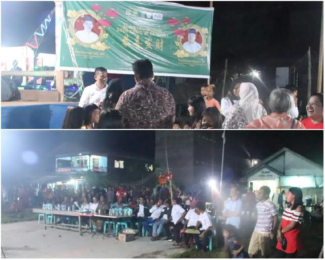 H Muhammad Adil SH Hadiri Perayaan Imlek di Desa Kepau Baru