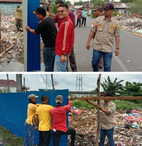Camat Tebingtinggi Abdul Hamid Adakan Gotong Royong di Tempat Pembuangan Sampah