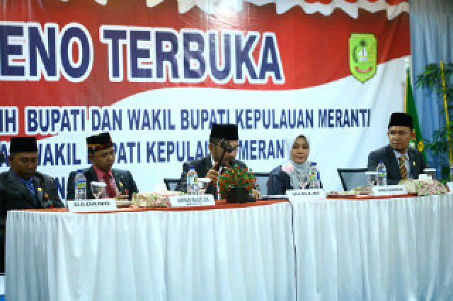 KPU Tetapkan Pasangan Irwan-Said Hasyim Pemenang Pilkada Meranti