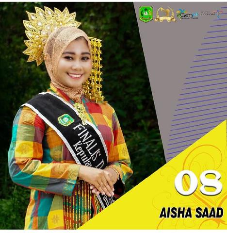 Aisyah Sa'ad Mohon Dukungan Dalam Pemilihan Bujang Dara 2019 Kepulauan Meranti