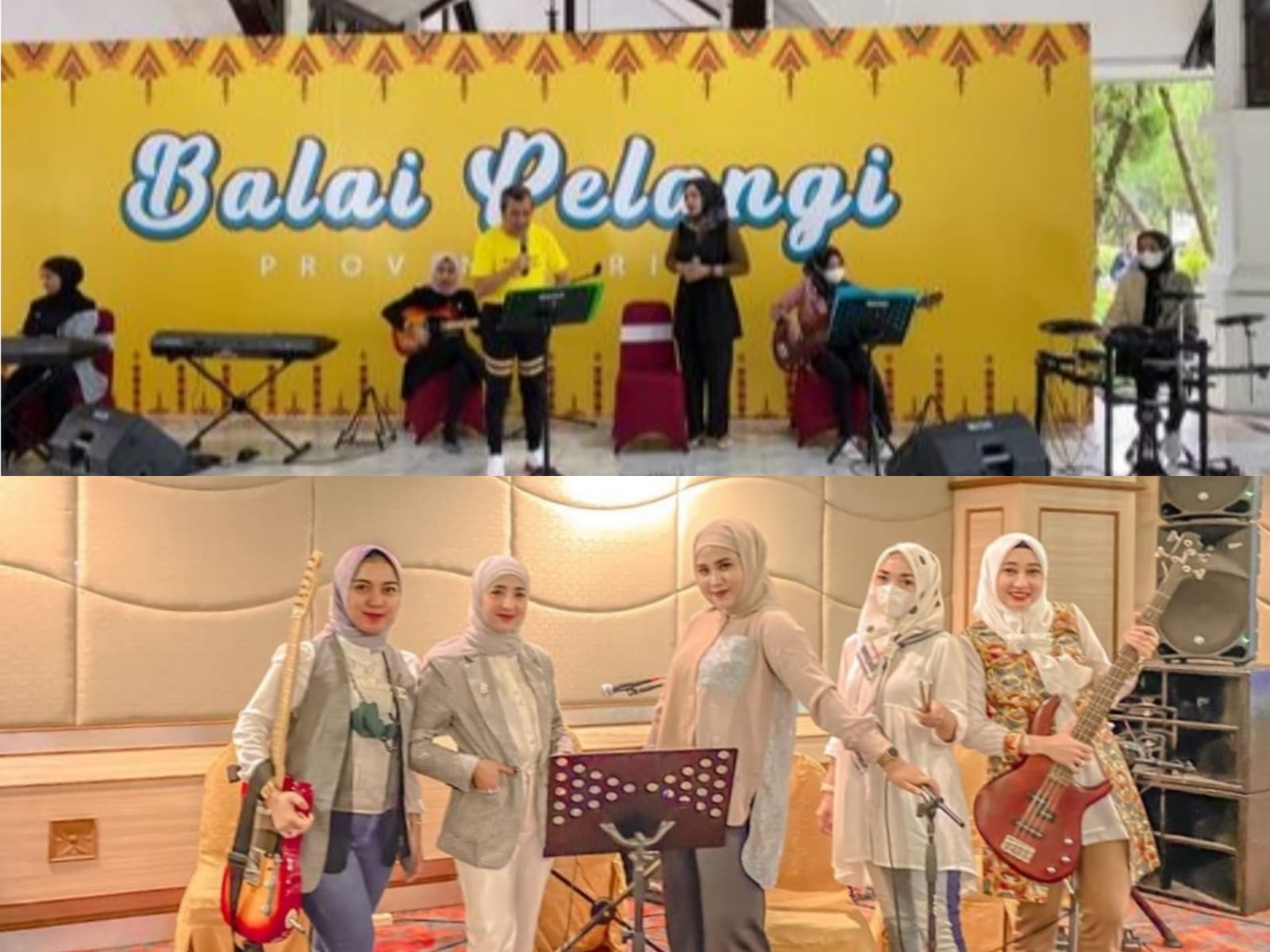 Lantunkan 3 buah lagu, Suara Emas Syamsuar di Iringi Bedelau Band Bank Riau Kepri