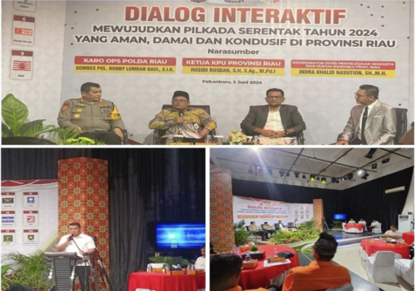 Jelang Pilkada Serentak 2024, Direktorat Intelkam Polda Riau Adakan Dialog interaktif