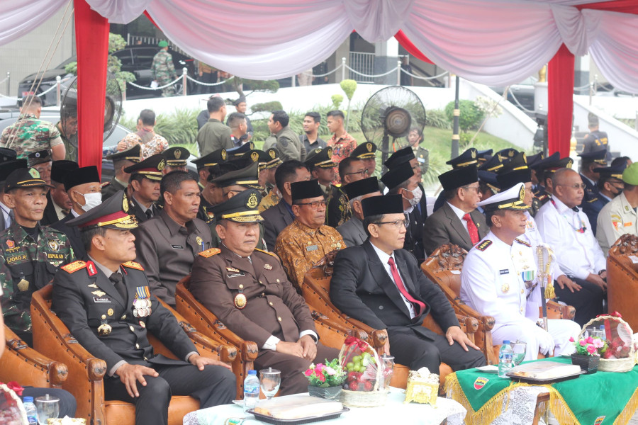 Plt Bupati Asmar Sampaikan Selamat HUT ke-78 TNI