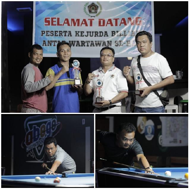 Dua Atlet Biliar PWI Pelalawan Lolos Porwanas 2020 Wakili PWI Riau