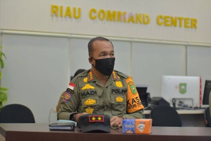 Satpol PP Riau Imbau Masyarakat Rayakan Tahun Baru Dirumah Saja