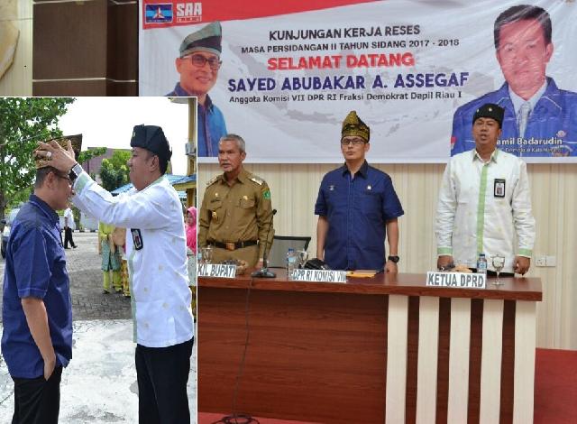 Anggota DPR RI Abubakar A Assegaf Realisasikan Usulan Masyarakat Kepulauan Meranti