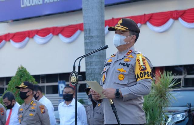 Sebanyak 693 Personel Polda Riau Mendapatkan Kenaikan Pangkat