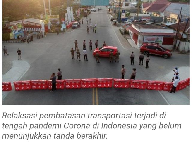 Ketidakjelasan Pembatasan Transportasi Jokowi saat Pandemi Corona yang Bikin ; Ambyar
