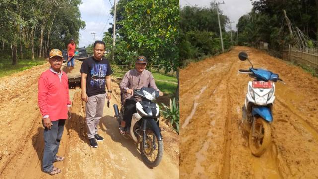 Proyek Jalan Nimbun Bukit di Inhu Mangkrak, Ada Indikasi Kong-Kalikong