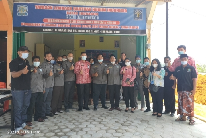 Verifikasi Faktual, Kemenkumham Wilayah Riau Kunjungi Kantor YLBHI Batas Indragiri