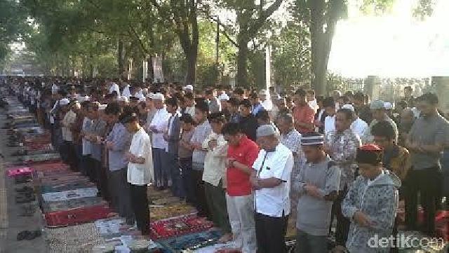  Ribuan Warga Muhammadiyah Shalat Idul Adha di Masjid Mujahidin