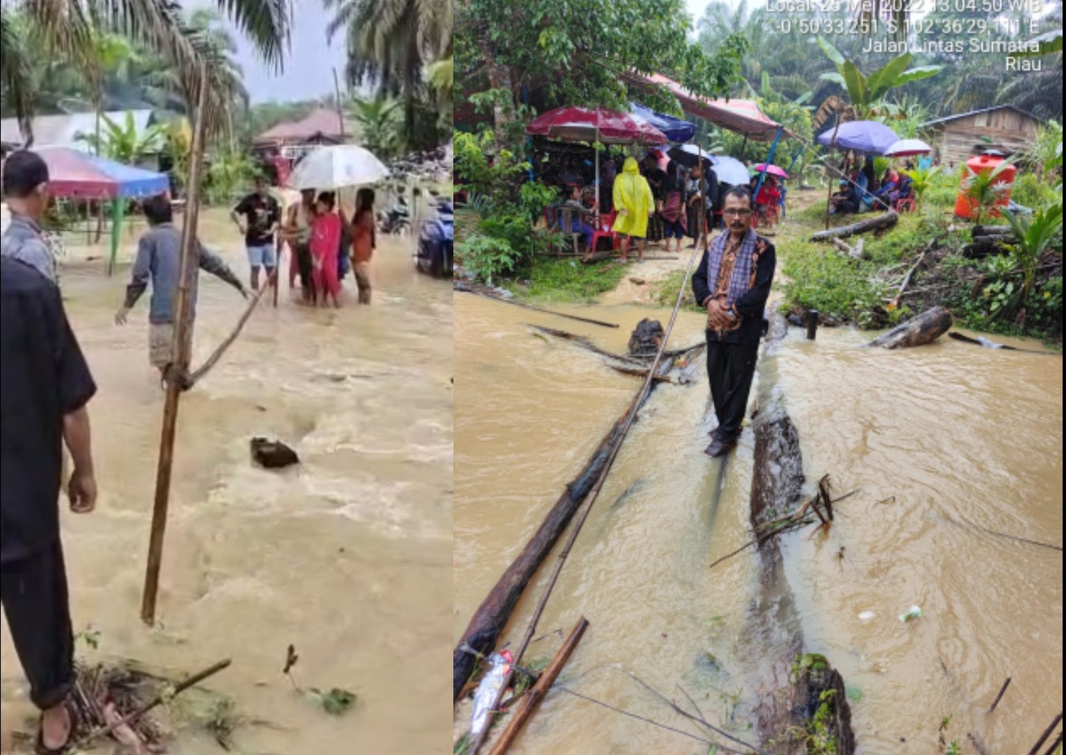 Jembatan Dusun Balam Jaya Rusak Berulang Diterjang Banjir, Martimbang: Saya Usulkan Bangunan Boxcover