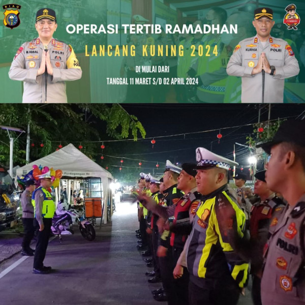 Ops Tertib Ramadan LK 2024 Polres Meranti Rutinitas Harkamtibmas  Selama di Bulan Puasa