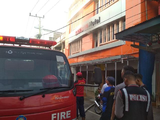 Kebakaran Hotel Sansan Selatpanjang diduga Akibat Korsleting Listrik