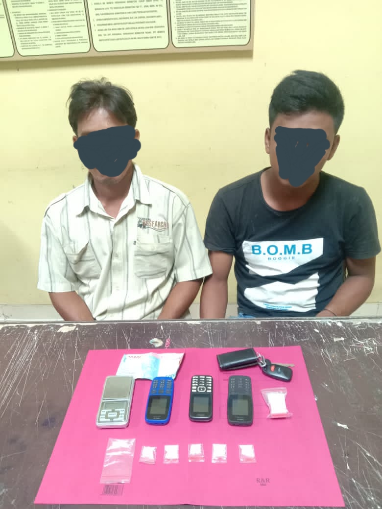 Dua Pengedar Sabu di Kuansing Ditangkap Satuan Narkoba Polres Kuansing