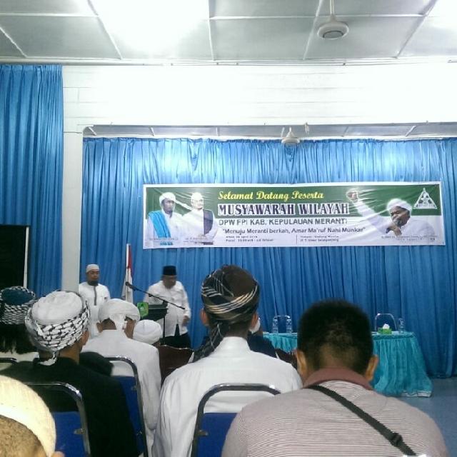 DPW FPI Provinsi Riau Resmi Membuka Musyawarah FPI Kabupaten Meranti