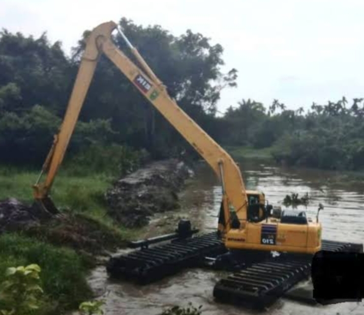 Dinas PUPR Riau Lakukan Normalisasi Sungai Reteh Inhil Sepanjang 5 Kilometer