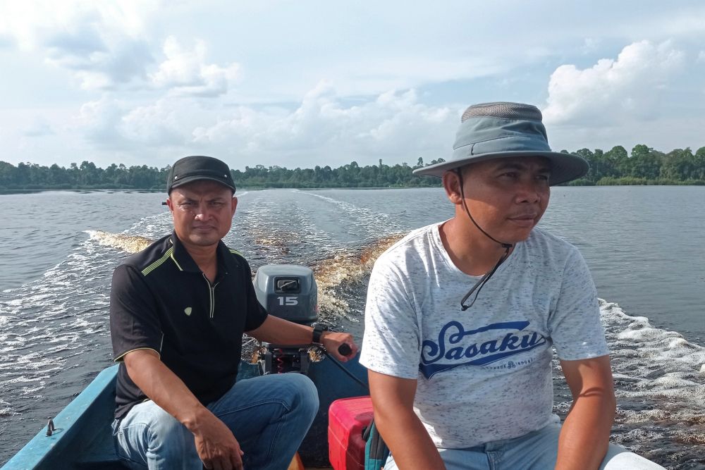 Penghulu Kampung Dayun Berharap Sandiaga Uno Kunjungi Danau Zamrud Siak