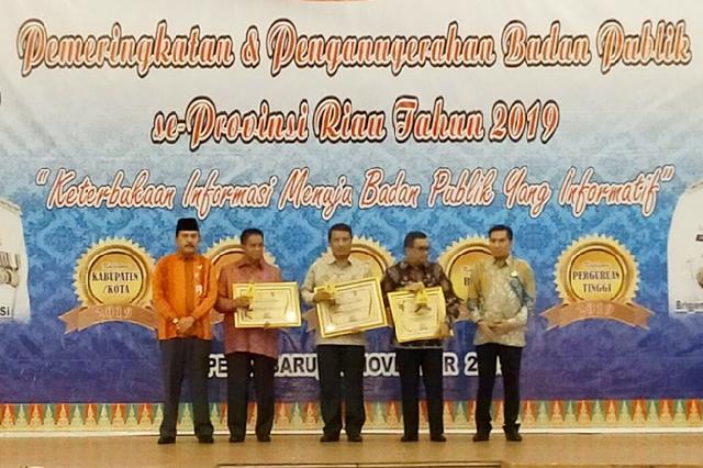 Inhu Punya PPID, Berturut-Turut 5 Kali Terima KI Award
