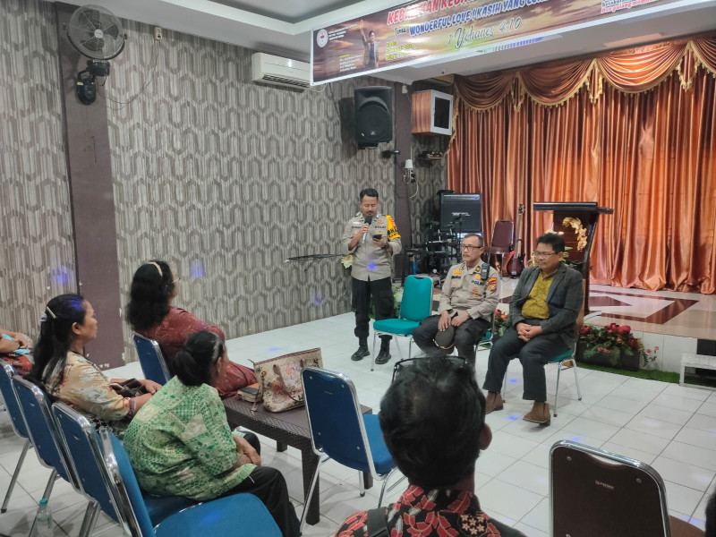 Polresta Pekanbaru Sambang dan Tampung Aspirasi Jemaat Gereja Kemenangan Iman Indonesia