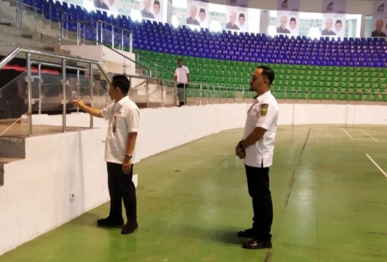 Kadispora Riau, Cek Listrik dan Kebersihan Kawasan Stadion Rumbai