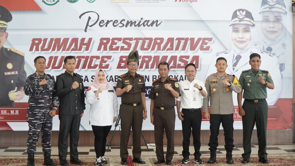 Kajati Riau Resmikan Rumah Restorative  Justice Pertama di Bengkalis