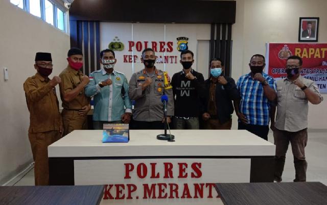 Forum APDESI Silaturahmi Dengan Kapolres Meranti Tingkatkan Sinergitas