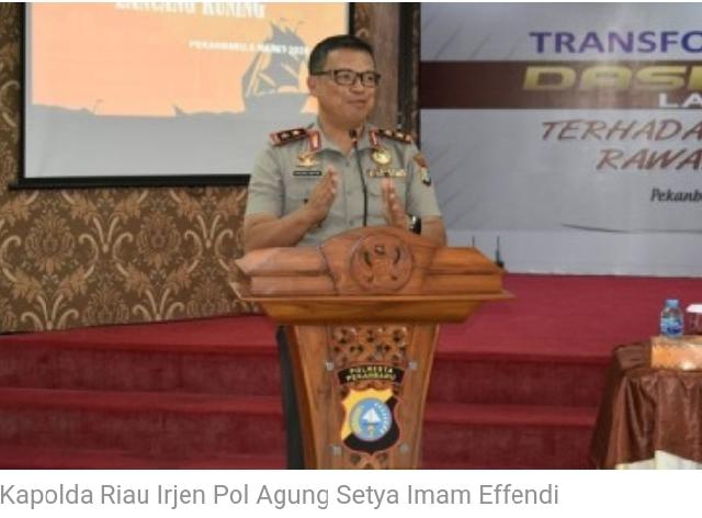 Kapolda Riau: Jika Imbauan Tak Mempan akan Ada Penegakan Hukum