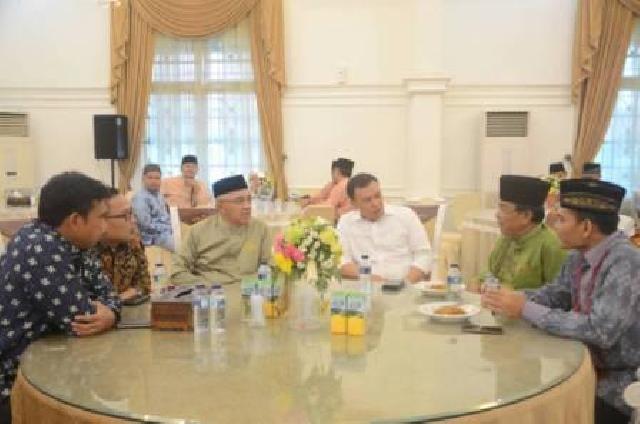 Bupati Inhil Silahturrahmi ke Gubernur dan Forkopimda Riau