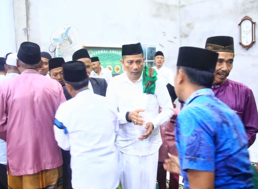 Safari Ramadhan di Desa Alah air, Bupati HM Adil : Menjaga Keamanan Selama Bulan Puasa
