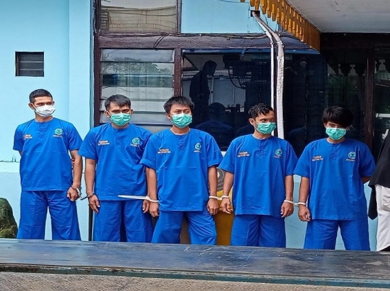 5 Warga Kampar diamankan BNNP Riau