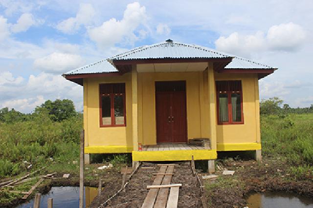 Program DMIJ, Pemerintah Desa Gemilang Jaya Bangun Gedung Posyandu