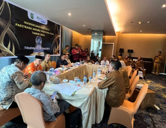 Pemprov Riau Lakukan Wawancara, Penerima Paritrana Awards Provinsi Tahun 2024