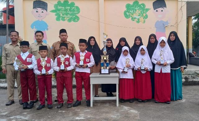 SDIT Permata Raih Juara Umum Pada Milad ke-1 Tahun Masjid Nurul Mubin