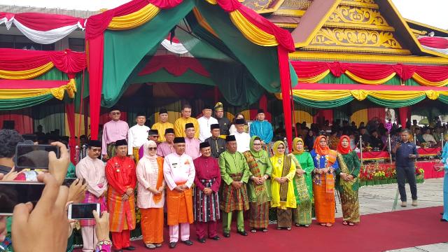 Wakil Bupati Meranti Hadiri Apel Bersama di Lapangan Kantor Gubernur Riau