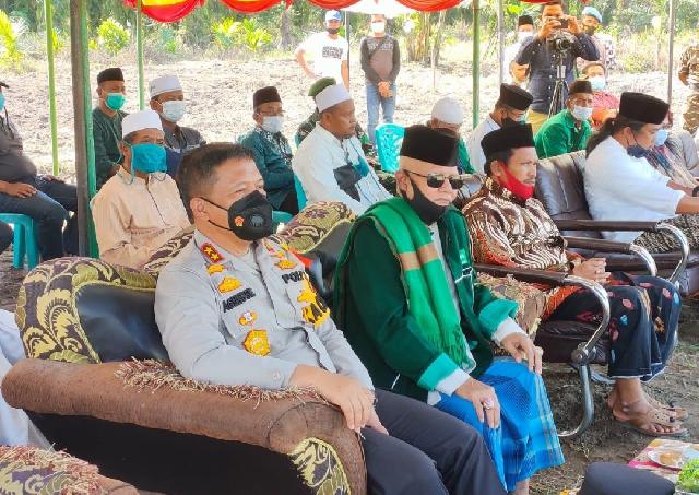Pembangunan Ponpes Hamalatul Qur'an di Desa Bukit Payung Bangkinang di Hadiri Kapolda Riau