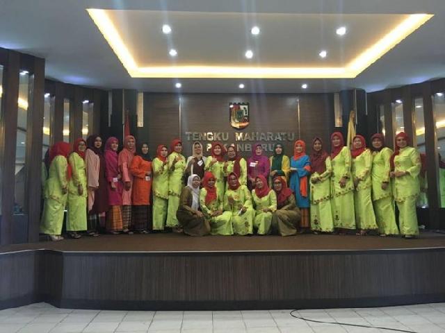  Lomba Busana Melayu Antar Kecamatan di Gelar di Pekanbaru