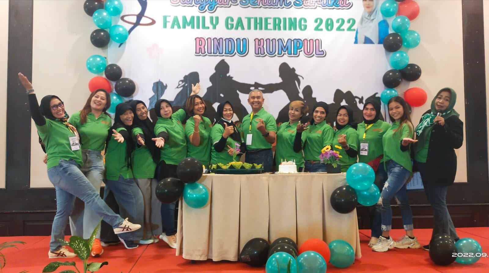 Ketua IKP Riau Sangar Senam Sartika Mengadakan Silaturahmi Bersama Fmily Gathering Rindu Kumpul 2022