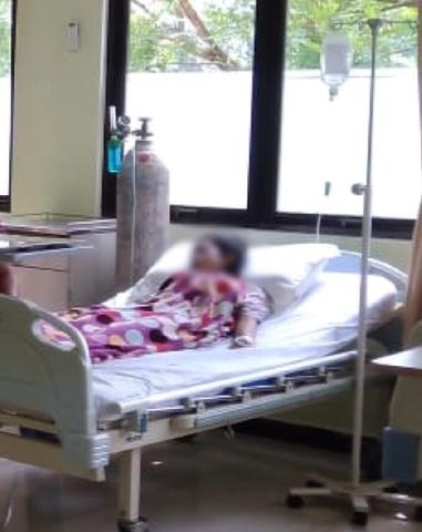 Tampar Keponakan Korban di Larikan ke Rumah Sakit Tulang Hidung Patah