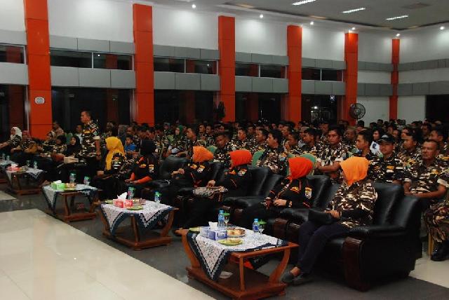 Ratusan Anggota FKPPI Riau Berkumpul di Gedung Dang Purnama Rengat, Ada Apa?
